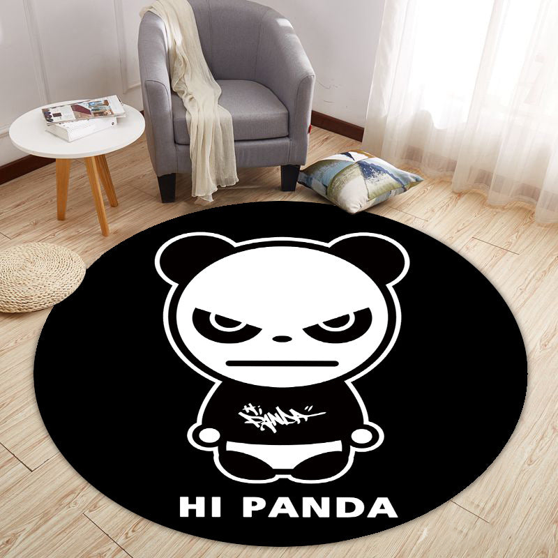 Modern Cartoon Print Rug Multi-Color Polyster Area Rug Anti-Slip Backing Machine Washable Carpet for Kids Room Clearhalo 'Area Rug' 'Modern' 'Rugs' Rug' 2227296