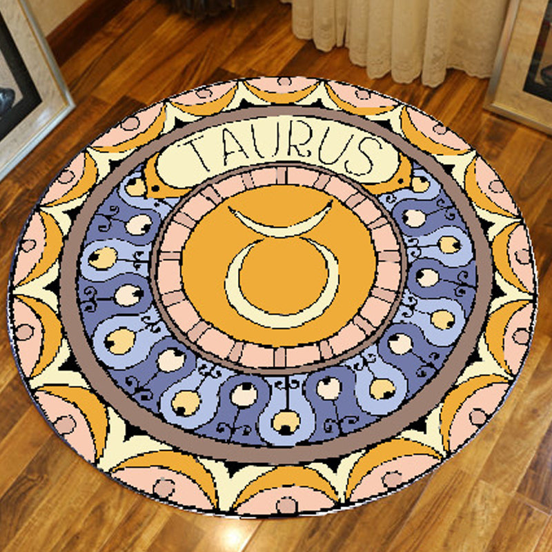 Modern Cartoon Print Rug Multi-Color Polyster Area Rug Anti-Slip Backing Machine Washable Carpet for Kids Room Clearhalo 'Area Rug' 'Modern' 'Rugs' Rug' 2227299