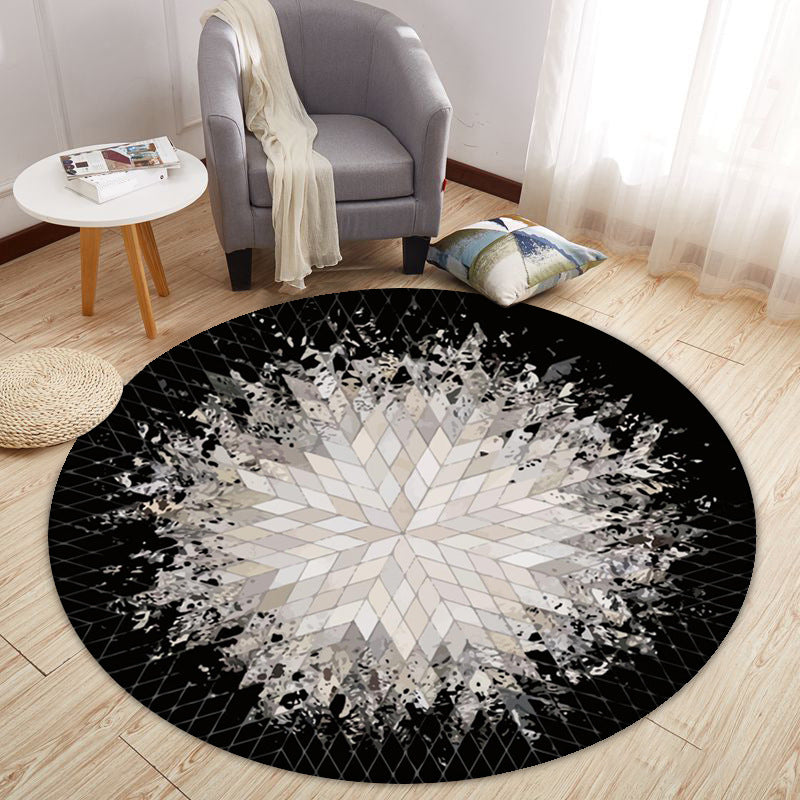 Modern Cartoon Print Rug Multi-Color Polyster Area Rug Anti-Slip Backing Machine Washable Carpet for Kids Room Clearhalo 'Area Rug' 'Modern' 'Rugs' Rug' 2227311