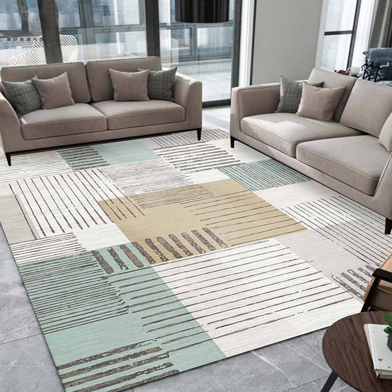 Multi Colored Plant Print Rug Polypropylene Simplicity Carpet Non-Slip Pet Friendly Indoor Rug for Living Room Clearhalo 'Area Rug' 'Modern' 'Rugs' Rug' 2227398