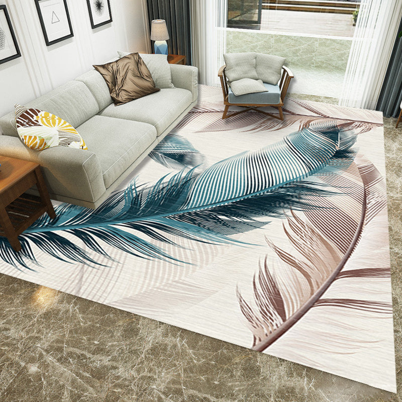 Creative Bedroom Rug Multi Colored Plant Indoor Rug Synthetics Easy Care Machine Washable Carpet Clearhalo 'Area Rug' 'Modern' 'Rugs' Rug' 2227422