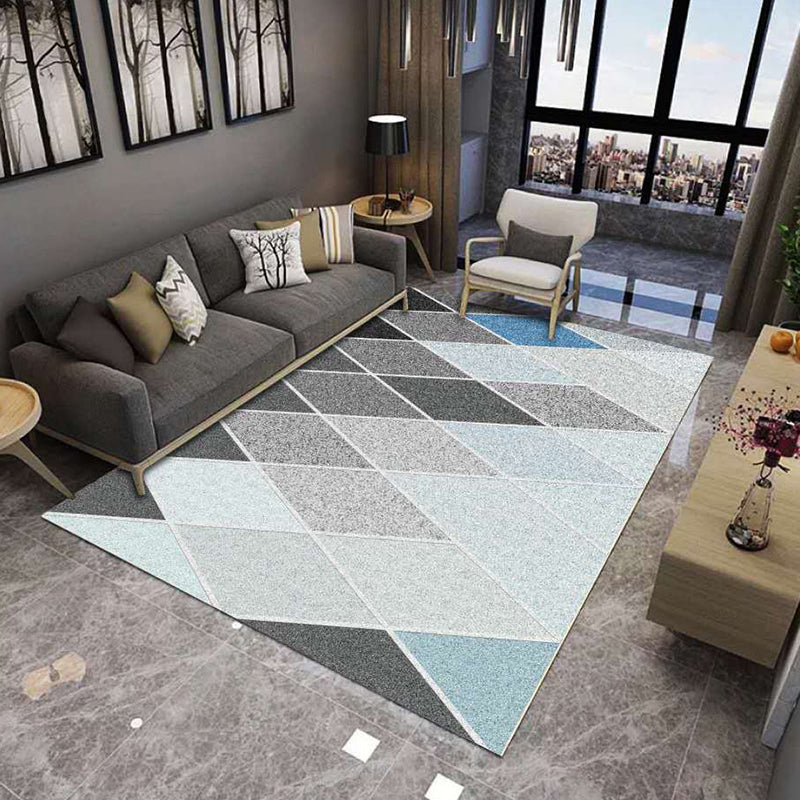 Luxury Living Room Rug Multi Colored Plant Pattern Carpet Polypropylene Machine Washable Anti-Slip Rug Clearhalo 'Area Rug' 'Modern' 'Rugs' Rug' 2227460