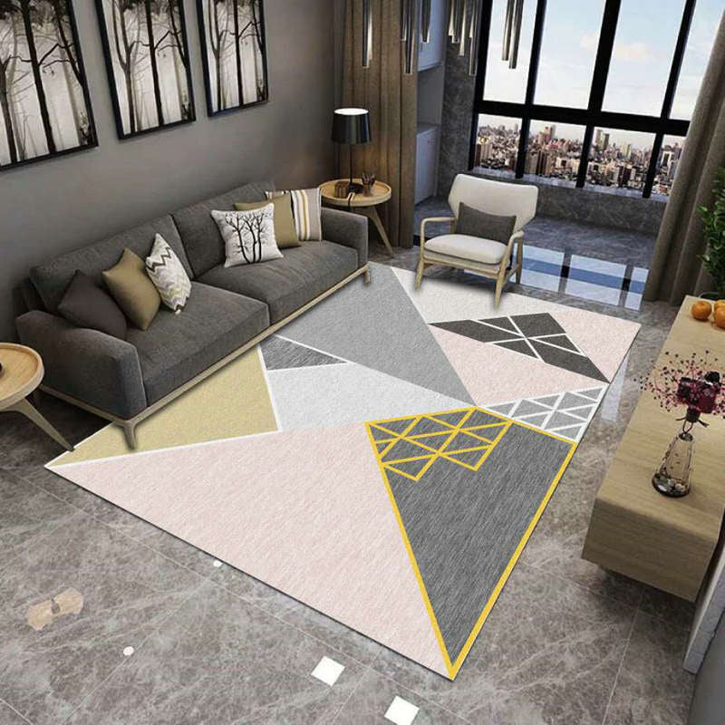 Luxury Living Room Rug Multi Colored Plant Pattern Carpet Polypropylene Machine Washable Anti-Slip Rug Clearhalo 'Area Rug' 'Modern' 'Rugs' Rug' 2227462