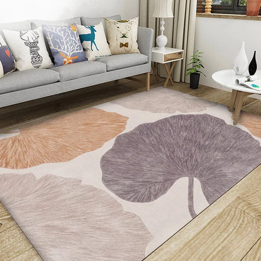 Classic Plant Print Rug Multi-Color Western Area Rug Polypropylene Easy Care Stain-Resistant Carpet for Parlor Light Pink Clearhalo 'Area Rug' 'Modern' 'Rugs' Rug' 2227472