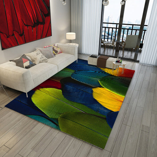 Tropical Decoration Rug Multi Color Animal Carpet Polypropylene Non-Slip Machine Washable Rug Clearhalo 'Area Rug' 'Rug' 2238300