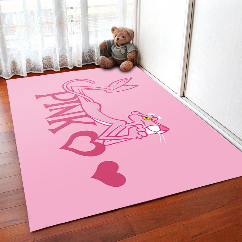 Cute Kids Room Rug Multi-Color Animal Pattern Rug Synthetics Anti-Slip Backing Easy Care Carpet Clearhalo 'Area Rug' 'Modern' 'Rugs' Rug' 2238372