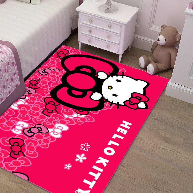 Cute Kids Room Rug Multi-Color Animal Pattern Rug Synthetics Anti-Slip Backing Easy Care Carpet Clearhalo 'Area Rug' 'Modern' 'Rugs' Rug' 2238394