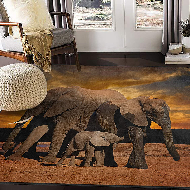 Elephant Print animal print carpet