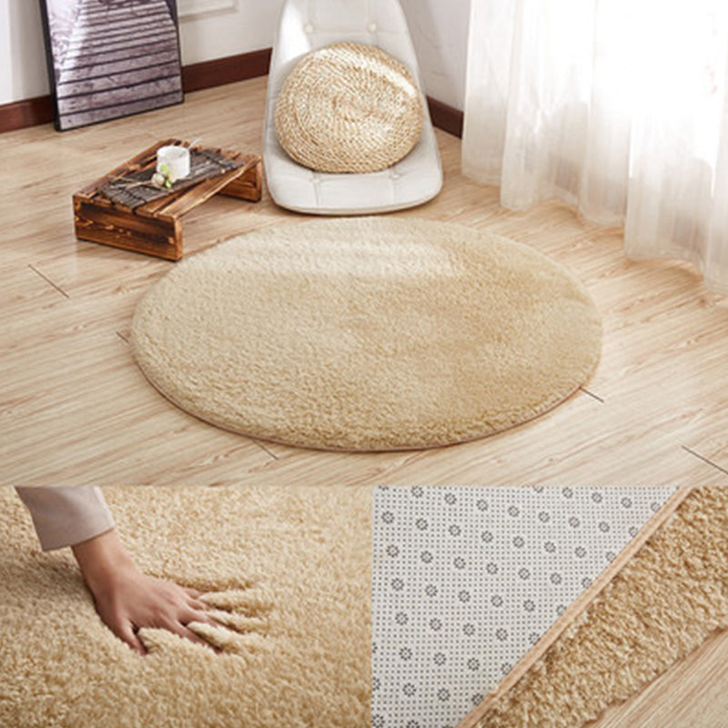 Casual Bedroom Rug Multi Colored Plain Area Carpet Synthetics Pet Friendly Anti-Slip Backing Easy Care Rug Clearhalo 'Area Rug' 'Casual' 'Rugs' Rug' 2238857