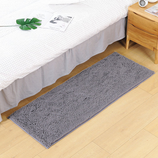 Relaxing Bedroom Rug Multi Colored Plain Area Carpet Synthetics Non-Slip Backing Pet Friendly Indoor Rug Dark Gray Clearhalo 'Area Rug' 'Casual' 'Rugs' Rug' 2239024