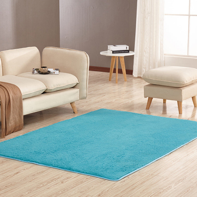 Calming Home Decor Rug Multi Color Solid Color Carpet Synthetics Anti-Slip Pet Friendly Stain-Resistant Indoor Rug Royal Blue Clearhalo 'Area Rug' 'Casual' 'Rugs' Rug' 2239132