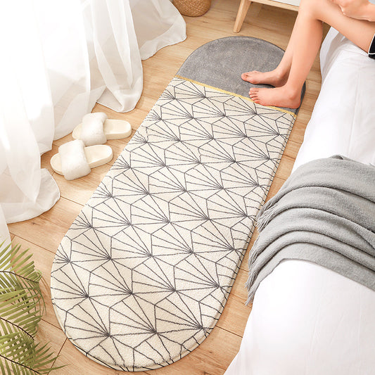 Multi-Color Bedroom Rug Comfort Geometric Print Indoor Rug Polypropylene Anti-Slip Backing Easy Care Carpet Grey Clearhalo 'Area Rug' 'Modern' 'Rugs' Rug' 2241698