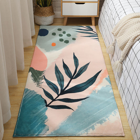 Nordic Home Decoration Rug Multi Color Country Print Carpet Anti-Slip Backing Easy Care Rug Light Pink Clearhalo 'Area Rug' 'Modern' 'Rugs' Rug' 2241871