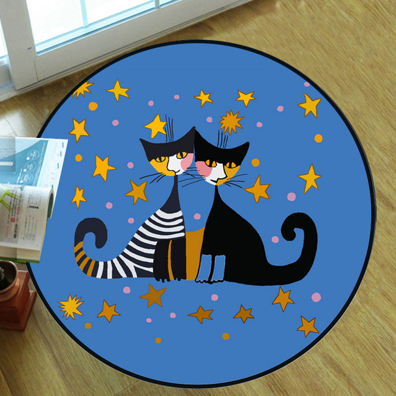 Creative Cat Rug, Nordic Cartoon Carpet