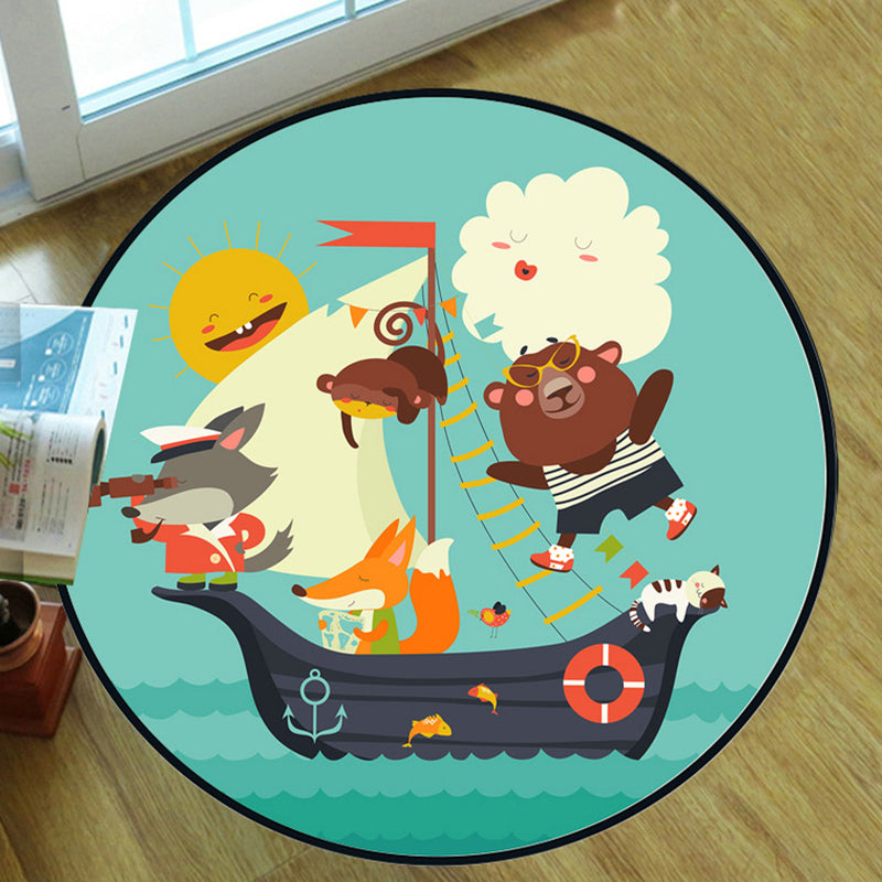 Creative Cat Rug, Nordic Cartoon Carpet