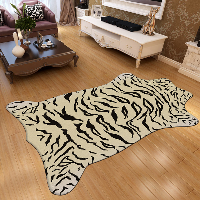 Novelty Shape Animal Skin Rug Multi-Color Creative Area Rug Synthetics Non-Slip Easy Care Carpet for Living Room Grey Clearhalo 'Area Rug' 'Casual' 'Rugs' Rug' 2245347