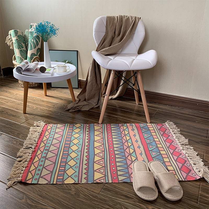 Hand-woven rugs for 2024 decorating tables