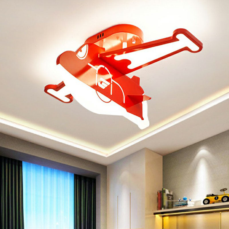 Acrylic Plane Flush Light Minimalist LED Flush Ceiling Light Fixture for Child Room Clearhalo 'Ceiling Lights' 'Close To Ceiling Lights' 'Close to ceiling' 'Semi-flushmount' Lighting' 2247206