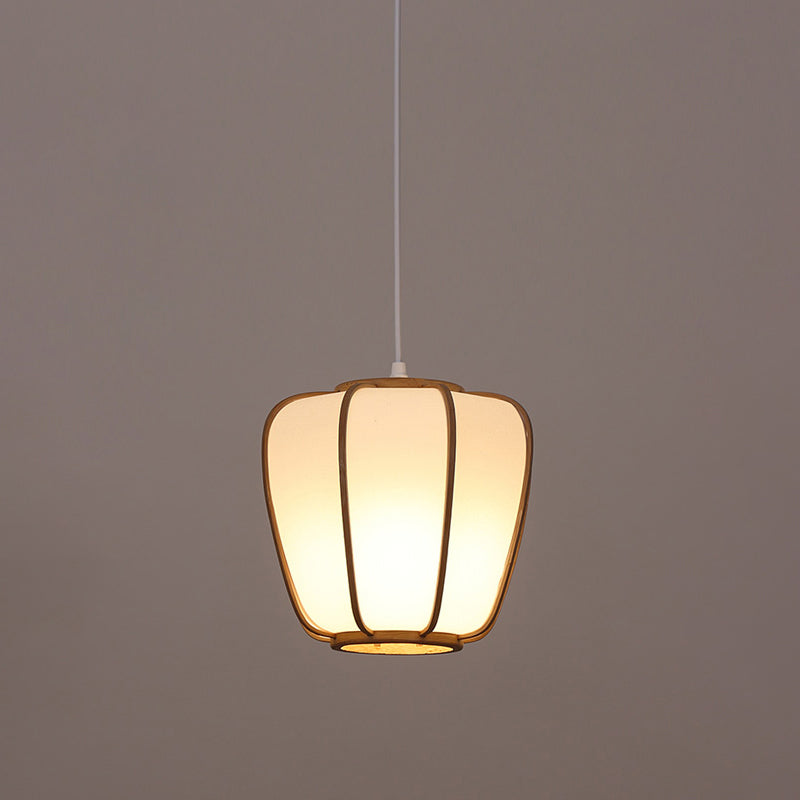 Handwoven Ceiling Light Modern Bamboo Single Restaurant Hanging Pendant Light in Wood Wood M Clearhalo 'Ceiling Lights' 'Pendant Lights' 'Pendants' Lighting' 2248008_cc3874d4-40eb-49de-bd99-c1ecadd32a01