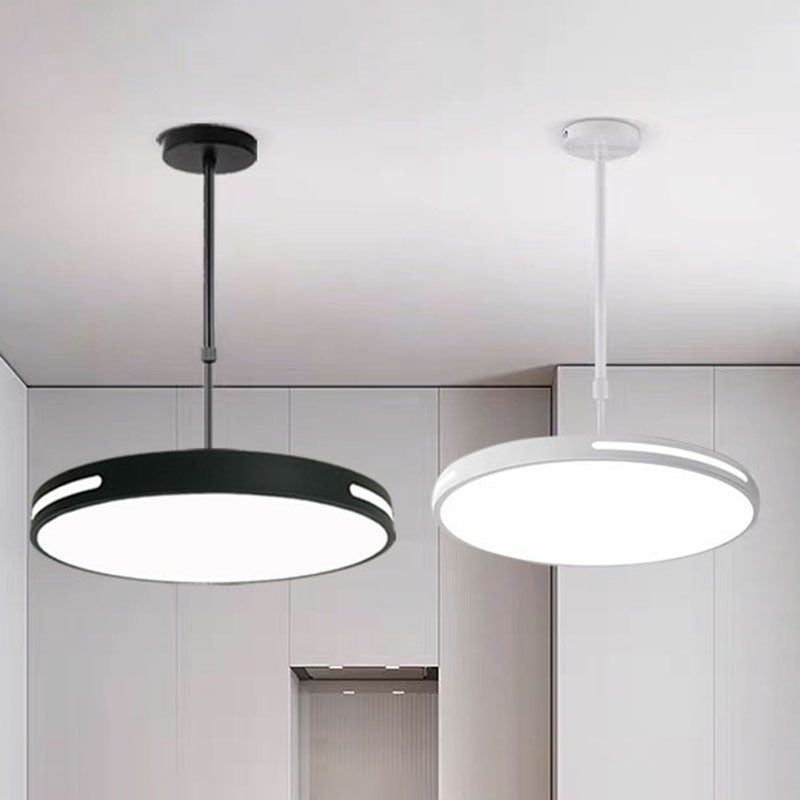 Circular Meeting Room Chandelier Light Acrylic Simplicity LED Pendant Light Fixture Clearhalo 'Ceiling Lights' 'Chandeliers' 'Modern Chandeliers' 'Modern' Lighting' 2252830