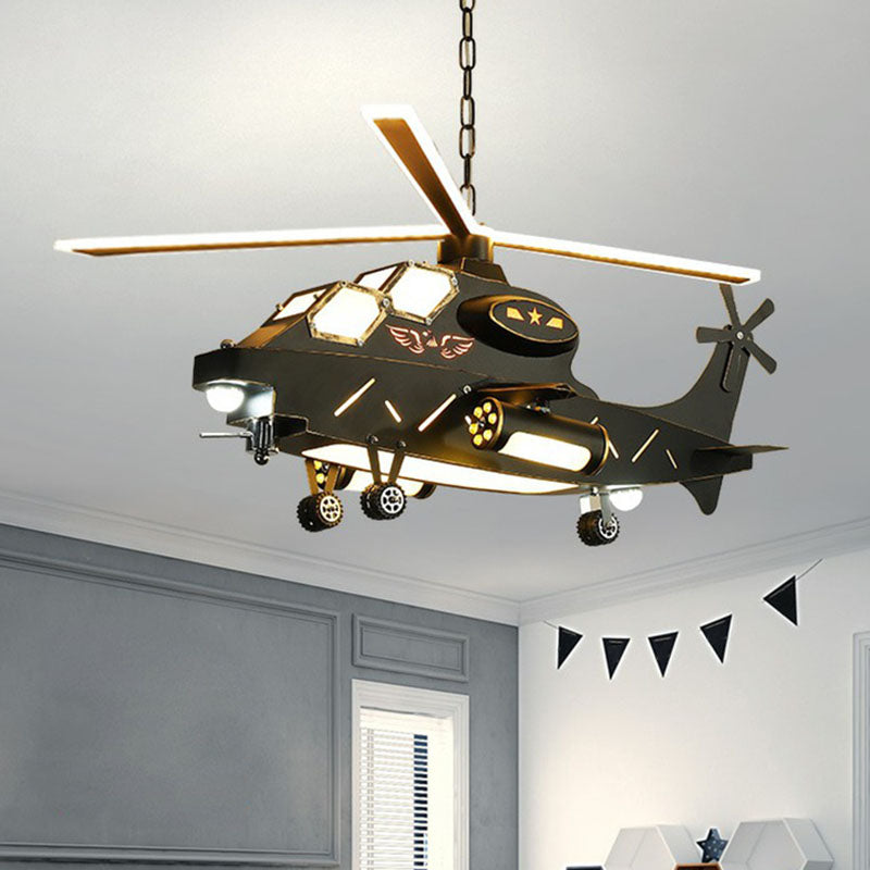 Helicopter shop ceiling light