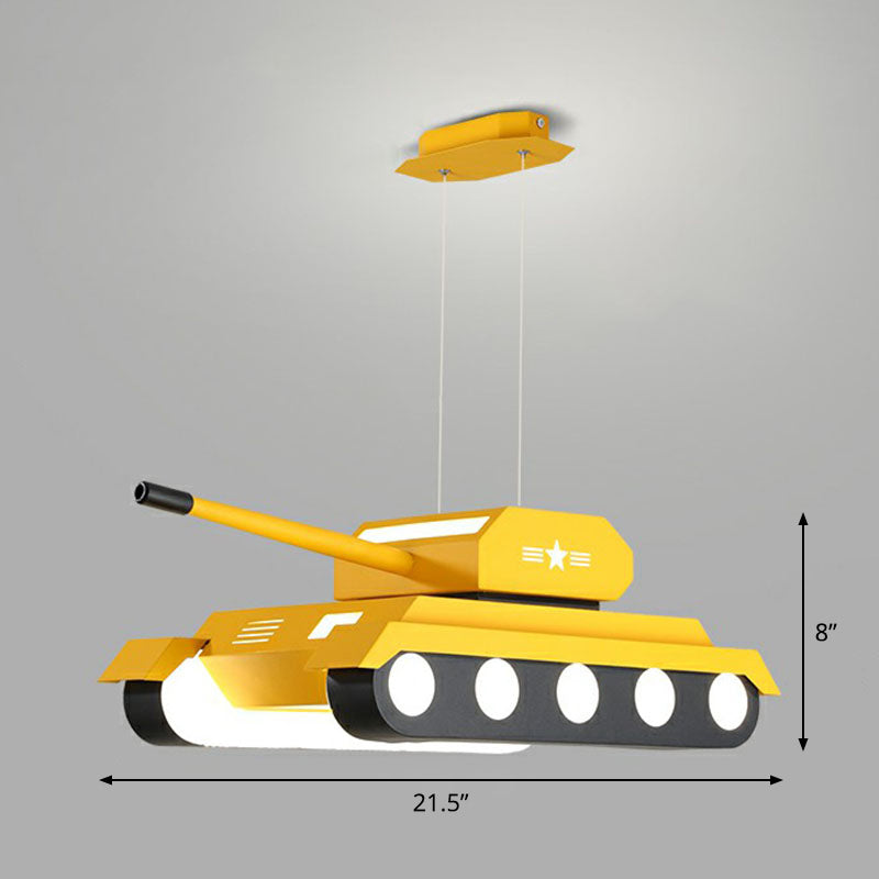 Modern Style Tank LED Suspension Lighting Acrylic Nursery Chandelier Light Fixture Yellow White Clearhalo 'Ceiling Lights' 'Chandeliers' Lighting' options 2253156_e9bae2a4-ba97-4028-93d4-76291bf2d747