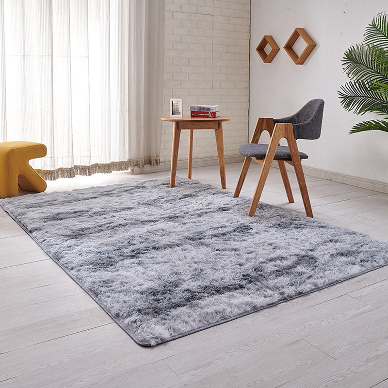 Multi-Color Tie Dye Rug Faux Fur Modern Rug Stain Resistant Anti-Slip Backing Pet-Friendly Rug for Room Clearhalo 'Area Rug' 'Casual' 'Rugs' Rug' 2254000
