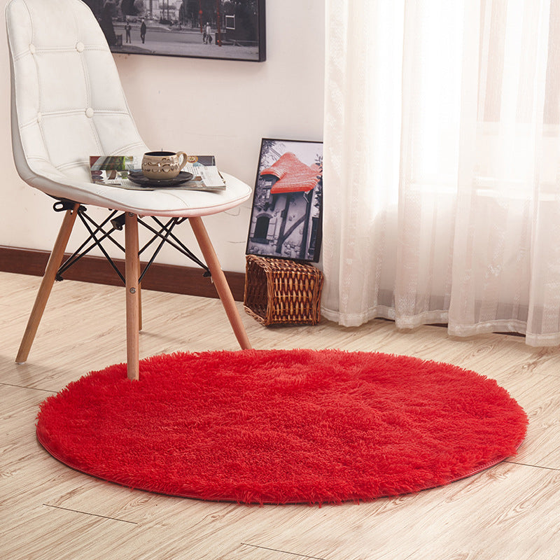 Pretty Minimalistic Rug Multicolor Solid Color Rug Machine Washable Non-Slip Pet-Friendly Rug for Home Red Clearhalo 'Area Rug' 'Casual' 'Rugs' Rug' 2254198