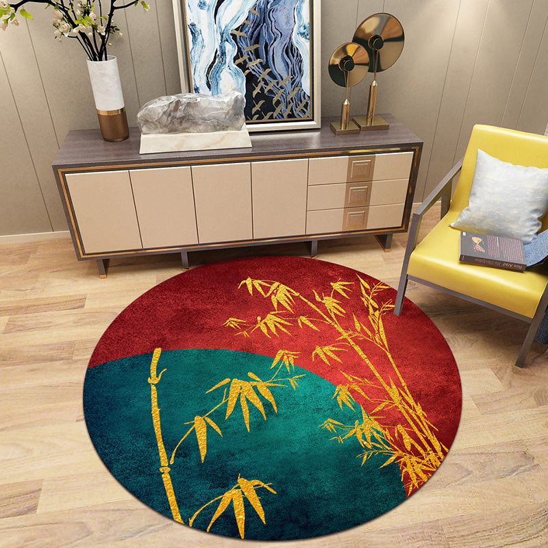 Unique Halcyon Scenery Print Rug Multi-Colored Oriental Rug Polyester Machine Wash Non-Slip Backing Rug for Home Clearhalo 'Area Rug' 'Rug' 2257418