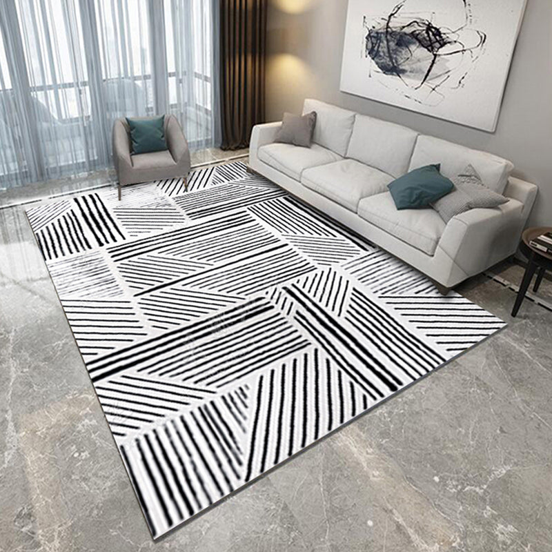 Environmental Geometric Rug Multi-Color Bohemian Carpet Synthetics Anti-Slip Machine Washable Pet Friendly Rug for Living Room Clearhalo 'Area Rug' 'Bohemian' 'Rugs' Rug' 2262562