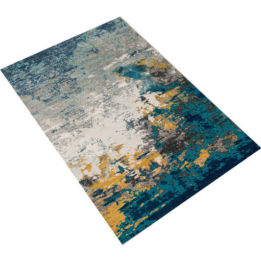 Aesthetics Industrial Chic Rug Multicolor Water Color Abstract Rug Stain Resistant Anti-Slip Backing Machine Washable Rug for Home Clearhalo 'Area Rug' 'Rug' 2263074