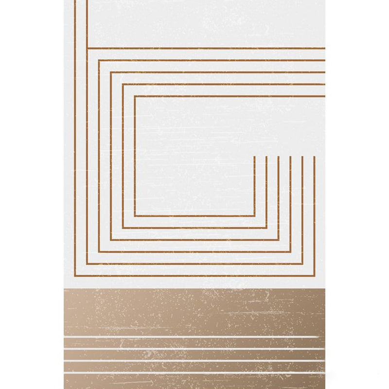 Art Deco Multicolor Modern Rug Polyester Colorblocking Geometric Carpet Anti-Slip Pet Friendly Washable Rug for Bedroom Brown Clearhalo 'Area Rug' 'Rug' 2266771