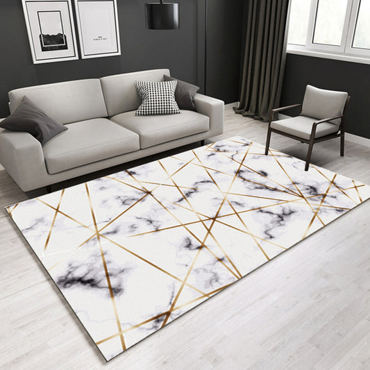 Retro Post-Modern Rug Multi Color Geometric Marble Print Rug Pet Friendly Stain Resistant Anti-Slip Rug for Room Light Gray-White Clearhalo 'Area Rug' 'Modern' 'Rugs' Rug' 2274762