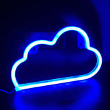 Plastic Cloud LED Wall Night Lighting Childrens White Night Table Light with Rechargeable USB Plug Clearhalo 'Night Lights' 'Wall Lights' Lighting' 2283171