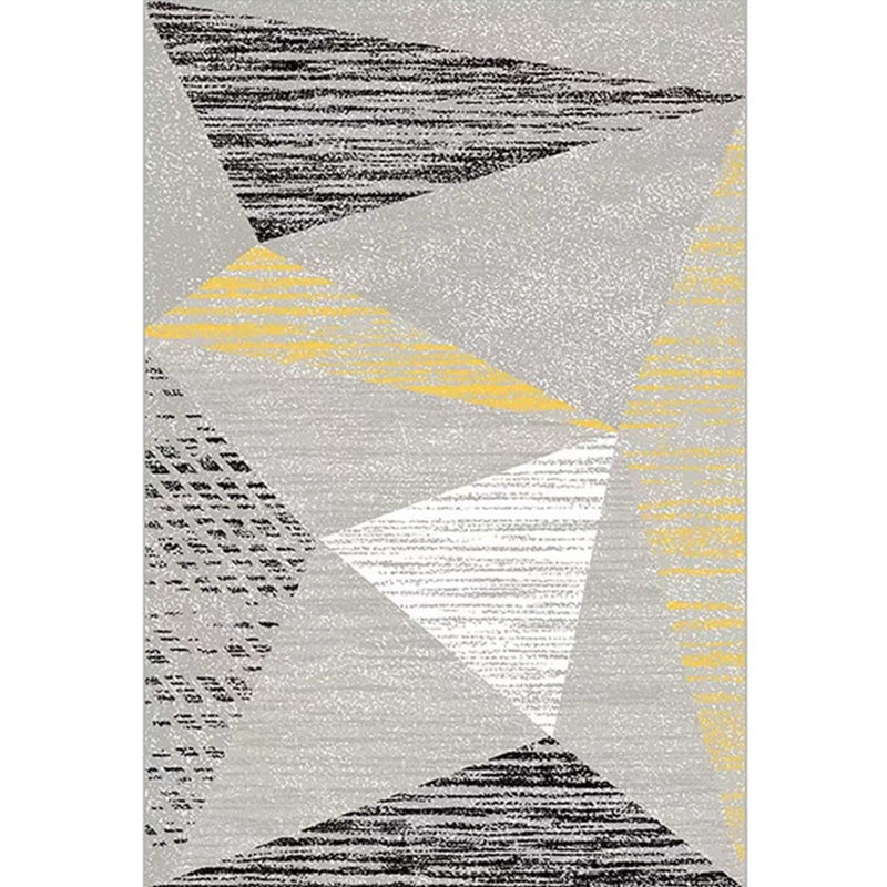 Trendy Living Room Rug Multi Colored Geometric Printed Area Rug Polypropylene Non-Slip Stain-Resistant Rug Clearhalo 'Area Rug' 'Modern' 'Rugs' Rug' 2285520