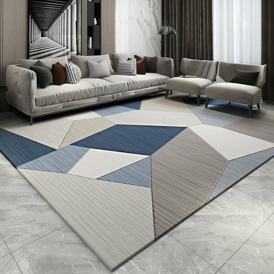 Multicolored Modern Rug Synthetics Geometric Print Area Carpet Anti-Slip Easy Care Indoor Rug for Bedroom Clearhalo 'Area Rug' 'Modern' 'Rugs' Rug' 2285638
