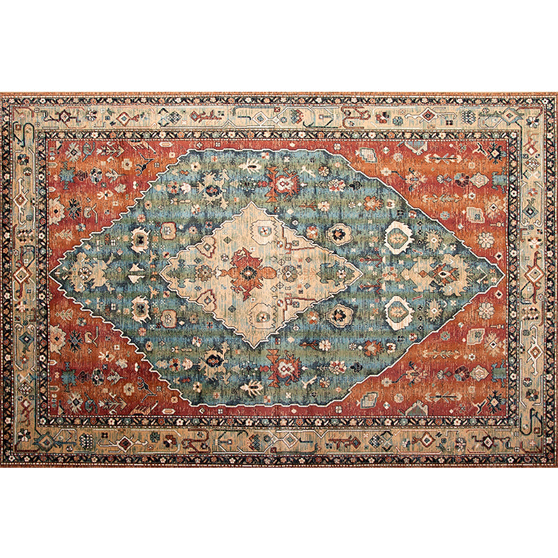 Western Living Room Rug Multicolored Geo Printed Area Carpet Synthetics Non-Slip Backing Pet Friendly Rug Clearhalo 'Area Rug' 'Moroccan' 'Rugs' Rug' 2285830