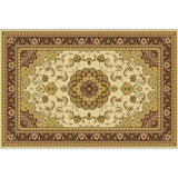 Multi-Color Geo Pattern Rug Polypropylene Moroccan Area Rug Easy Care Pet Friendly Indoor Rug for Bedroom Yellow-Brown Clearhalo 'Area Rug' 'Moroccan' 'Rugs' Rug' 2285845