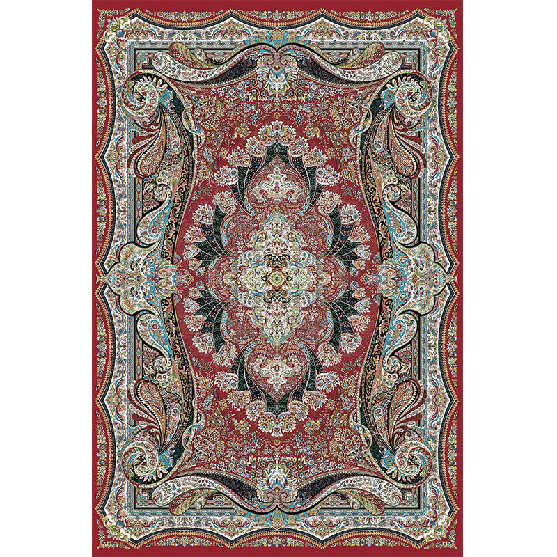 Multi-Color Geo Pattern Rug Polypropylene Moroccan Area Rug Easy Care Pet Friendly Indoor Rug for Bedroom Clearhalo 'Area Rug' 'Moroccan' 'Rugs' Rug' 2285848