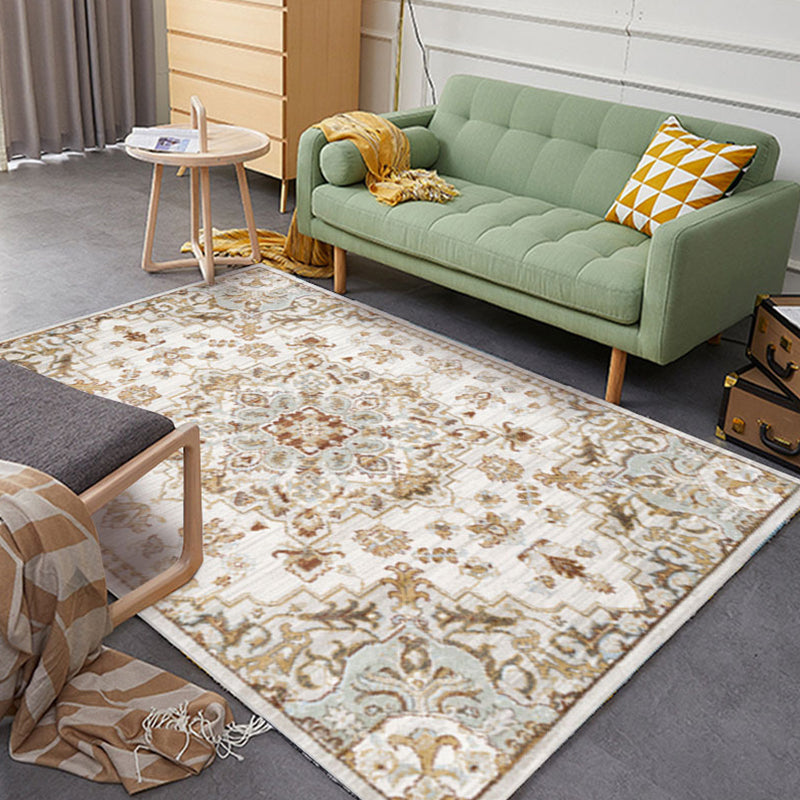 Casual Shabby Chic Rug Multicolored Geometric Print Carpet Anti-Slip Backing Stain-Resistant Rug for Room Beige Clearhalo 'Area Rug' 'Moroccan' 'Rugs' Rug' 2285863