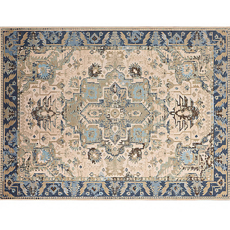Casual Shabby Chic Rug Multicolored Geometric Print Carpet Anti-Slip Backing Stain-Resistant Rug for Room Light Blue Clearhalo 'Area Rug' 'Moroccan' 'Rugs' Rug' 2285868