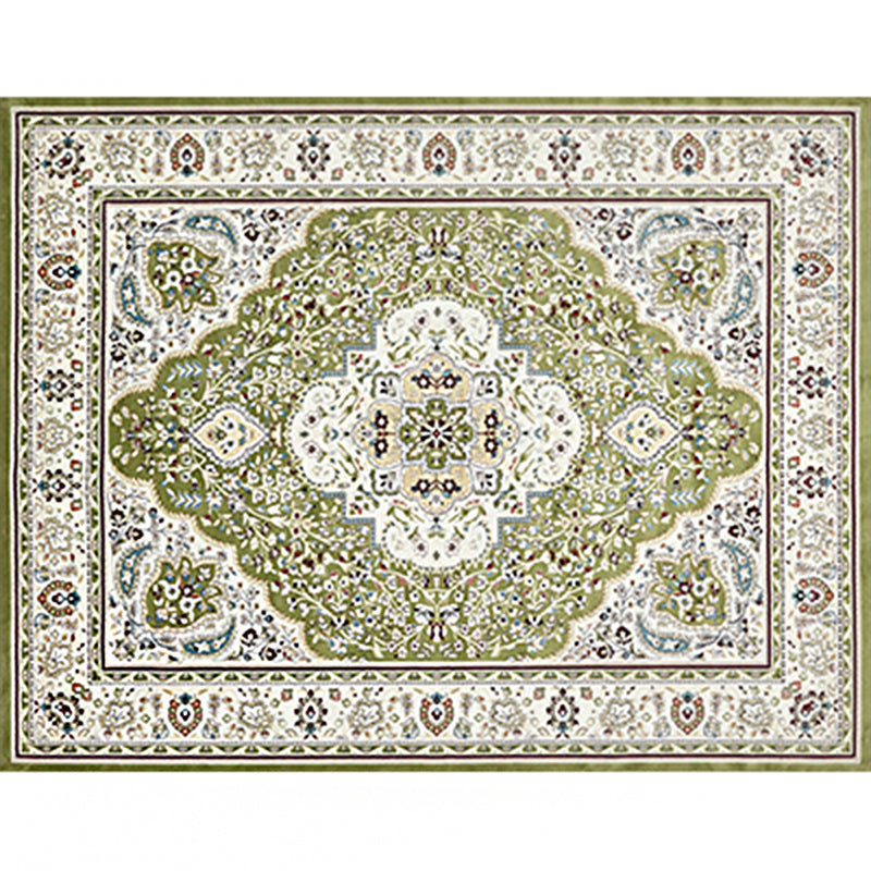 Olden Parlor Rug Multicolored Geometric Printed Area Carpet Easy Care Pet Friendly Indoor Rug Green Clearhalo 'Area Rug' 'Rugs' 'Vintage' Rug' 2285898