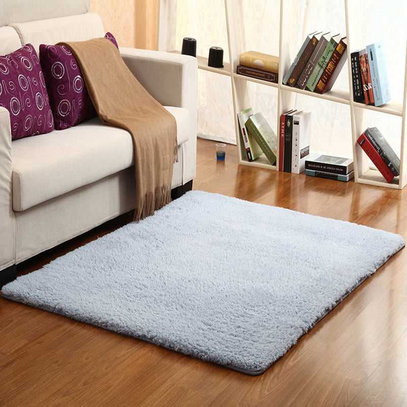 Casual Solid Color Rug Multi Colored Polypropylene Indoor Rug Non-Slip Backing Easy Care Carpet for Room Grey Clearhalo 'Area Rug' 'Casual' 'Rugs' Rug' 2288099