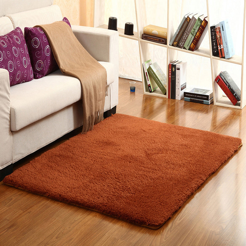 Casual Solid Color Rug Multi Colored Polypropylene Indoor Rug Non-Slip Backing Easy Care Carpet for Room Coffee Clearhalo 'Area Rug' 'Casual' 'Rugs' Rug' 2288100