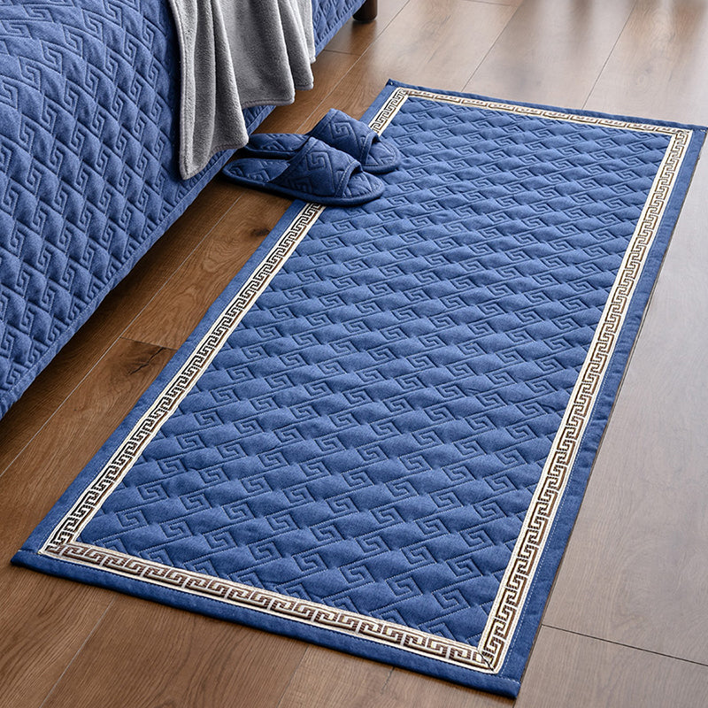 Asian Patterned Rug Multi Color Cotton Blend Indoor Rug Easy Care Pet Friendly Area Carpet for Bedroom Clearhalo 'Area Rug' 'Rug' 2288341