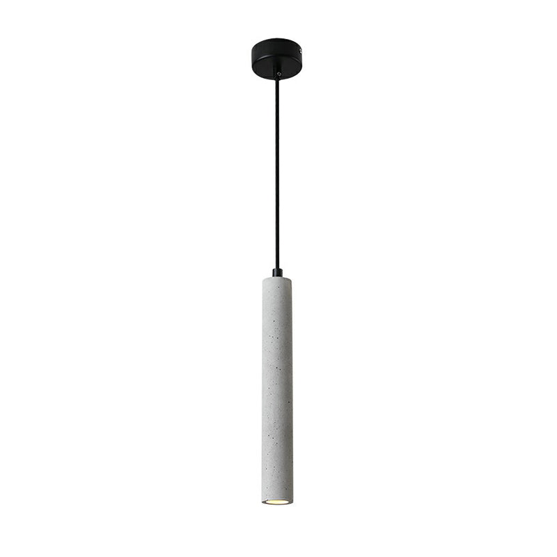 Tube LED Pendant Spotlight Minimalist Terrazzo Dining Room Hanging Ceiling Light Clearhalo 'Ceiling Lights' 'Modern Pendants' 'Modern' 'Pendant Lights' 'Pendants' Lighting' 2290361