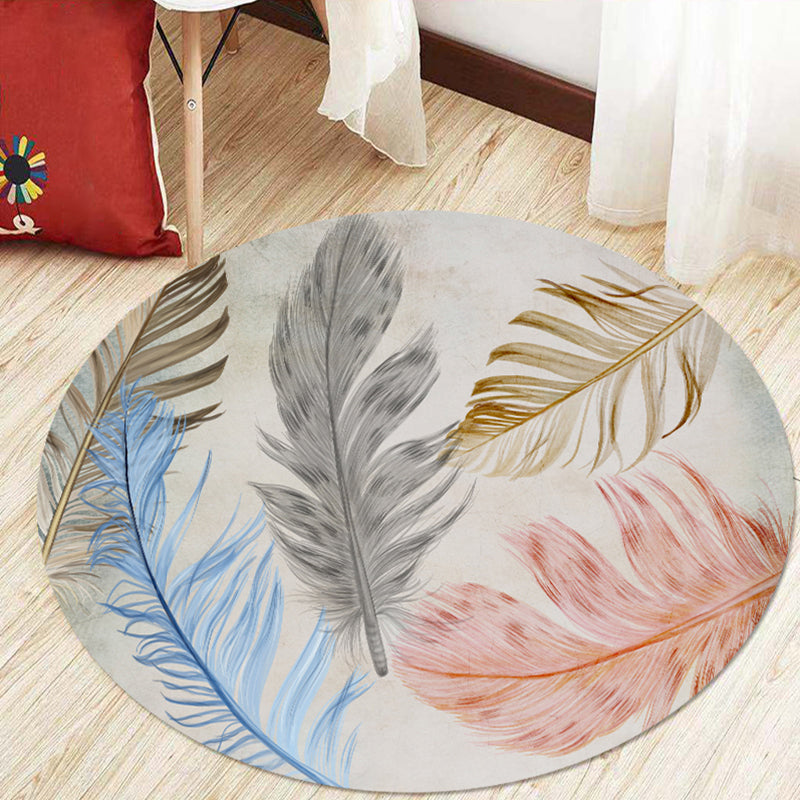 Comfort Bedroom Rug Multi Colored Geo Printed Indoor Rug Polyster Non-Slip Washable Area Carpet Clearhalo 'Area Rug' 'Modern' 'Rugs' Rug' 2295870