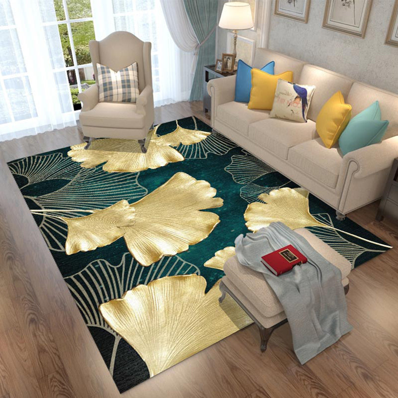 Fancy Geometric Rug Multicolored Polypropylene Area Rug Anti-Slip Backing Easy Care Indoor Rug for Room Golden Clearhalo 'Area Rug' 'Modern' 'Rugs' Rug' 2295947