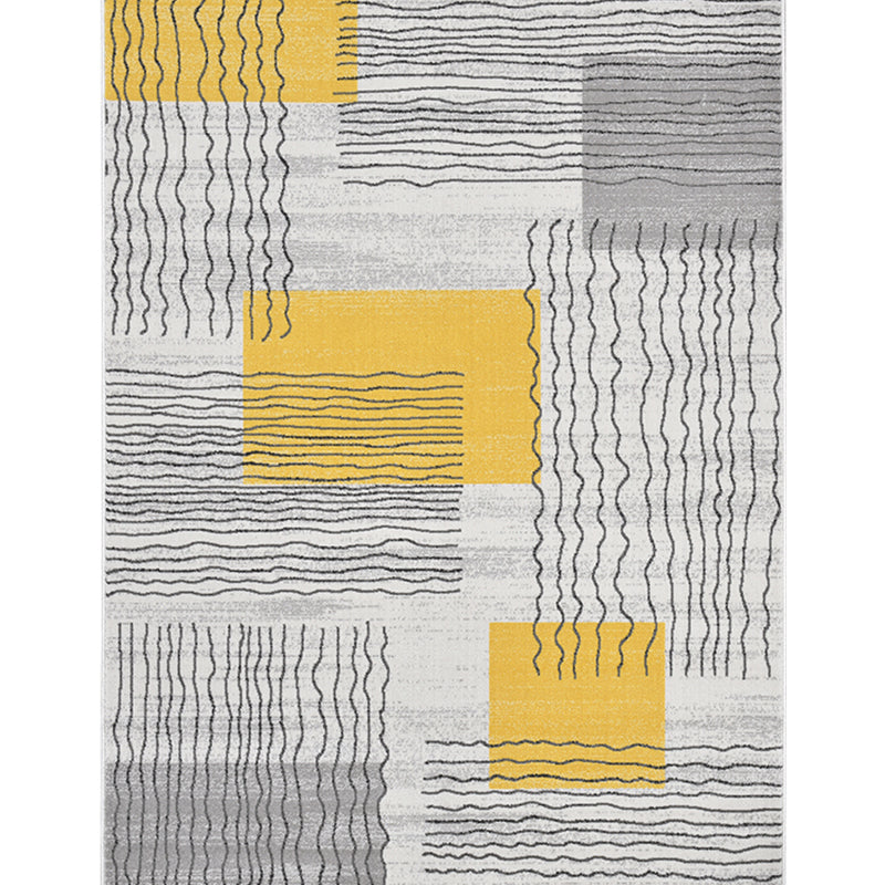 Comfort Living Room Rug Multi Colored Stripe Pattern Indoor Rug Polypropylene Pet Friendly Easy Care Area Carpet Clearhalo 'Area Rug' 'Modern' 'Rugs' Rug' 2300042