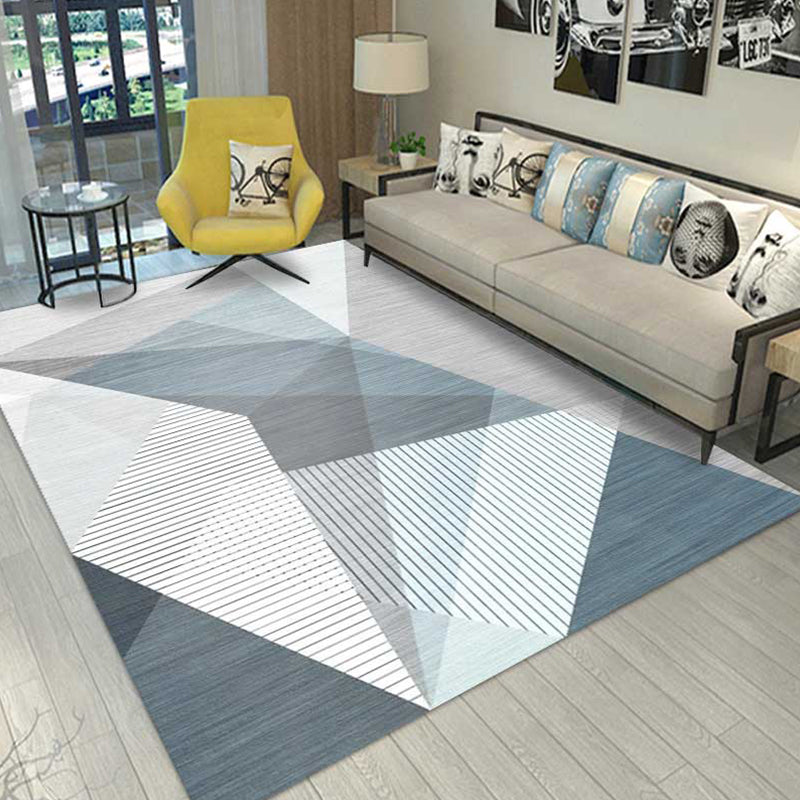 Multi Colored Geometric Pattern Rug Polypropylene Modern Indoor Rug Easy Care Pet Friendly Area Carpet in Living Room Clearhalo 'Area Rug' 'Modern' 'Rugs' Rug' 2300088